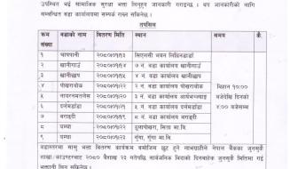 सामाजिक सुरक्षा भत्ता वितरण सम्बन्धी सूचना