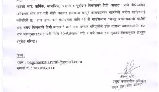 गाउँपालिकाकाे दीर्घकालीन सोच नारा संसाेधनको राय सुझाब सम्बन्धी सूचना